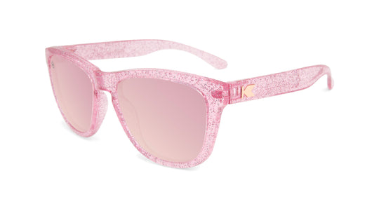 Kids Sunglasses with Pink Sparkle Frame and Pink Lenses, Flyover