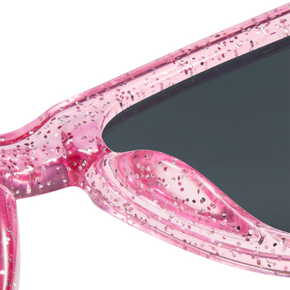 Pink Sparkle Kids Premiums Sunglasses, Nose
