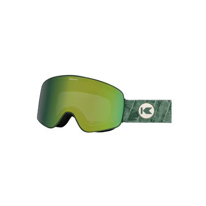 Boreal Forest / Olive Green Slingshot Snow Goggles, Threequarter