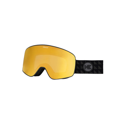 Chillpill / 24k Gold Slingshot Snow Goggles, Threequarter