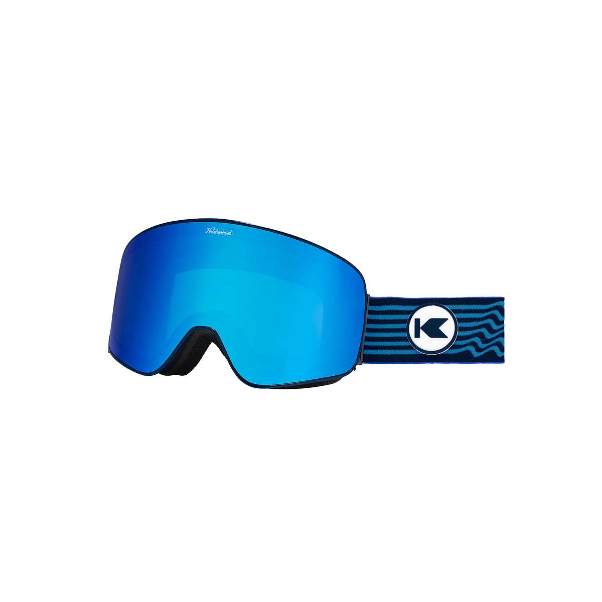 Corduroy Blues / Moonshine Slingshot Snow Goggles, Threequarter