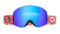 Knockaround Grateful Dead Steal Your Face Snow Goggles, Front