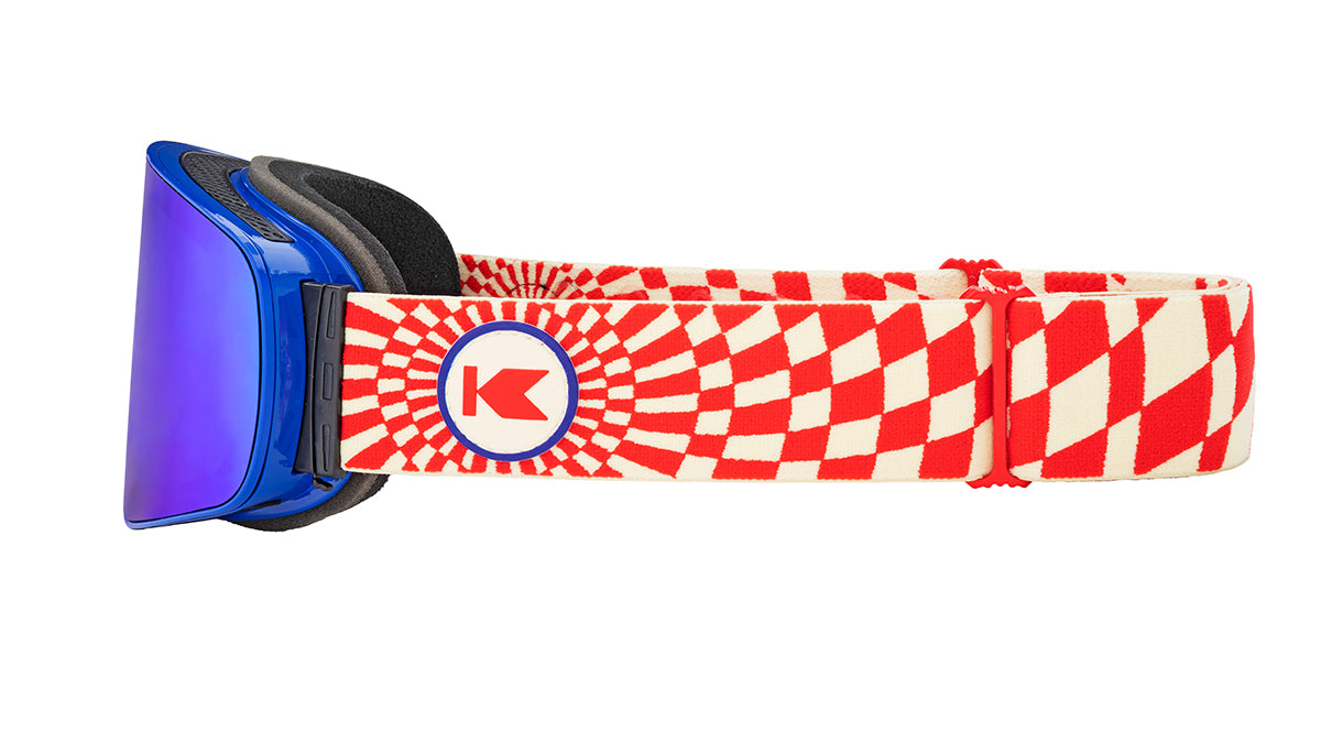 Knockaround Grateful Dead Steal Your Face Snow Goggles, Side
