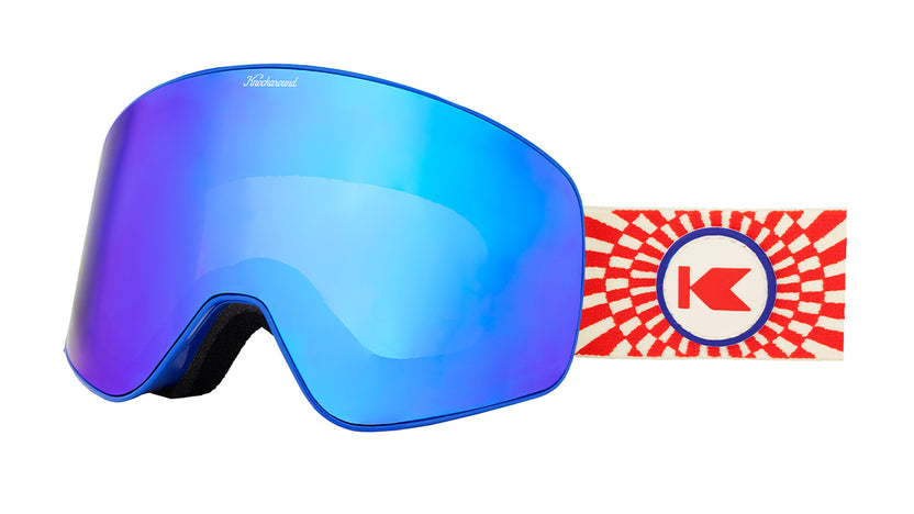 Knockaround Grateful Dead Steal Your Face Snow Goggles, Flyover