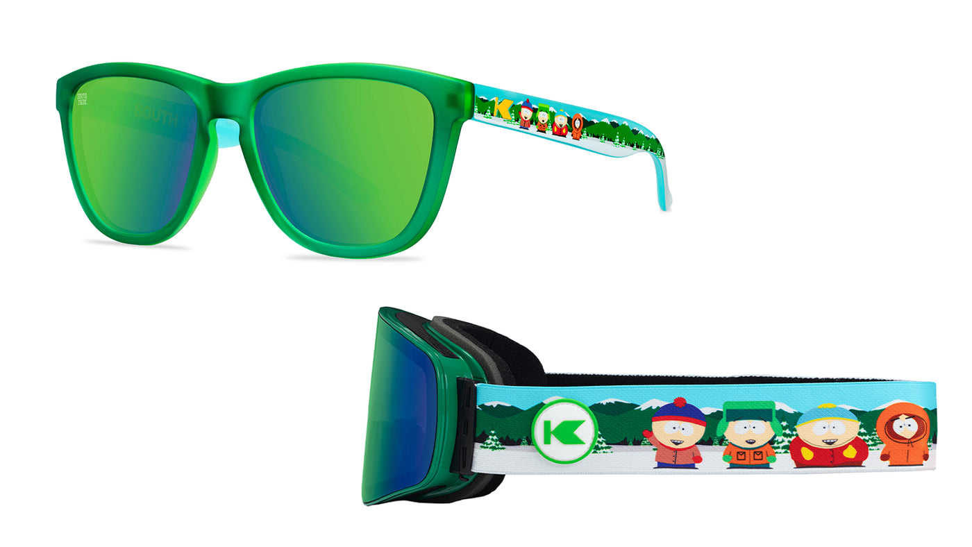 South Park Premiums Sunglasses and Slingshots Snow Goggles Bundle, Threequarter