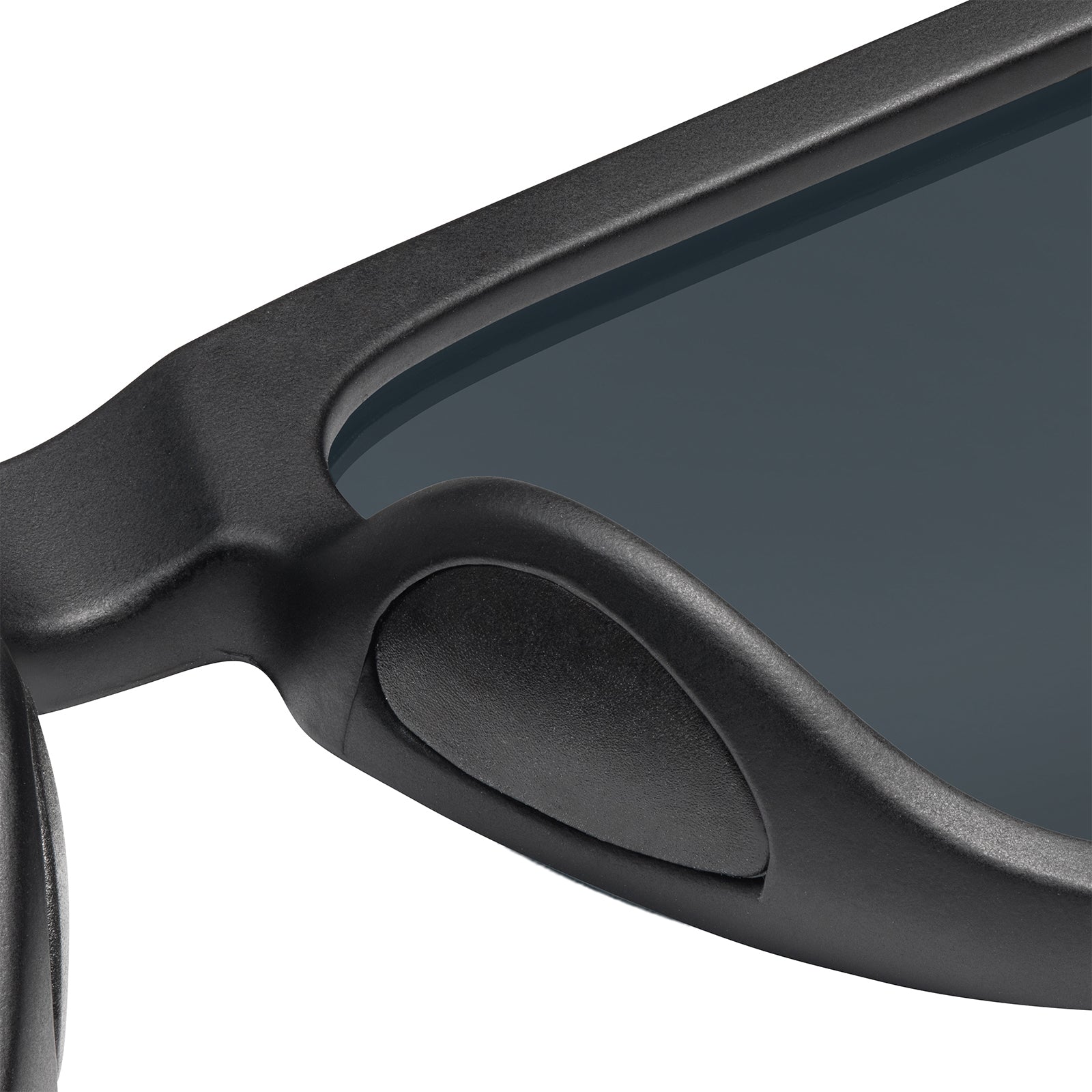 Black on Black Premiums Sport Sunglasses, Nose