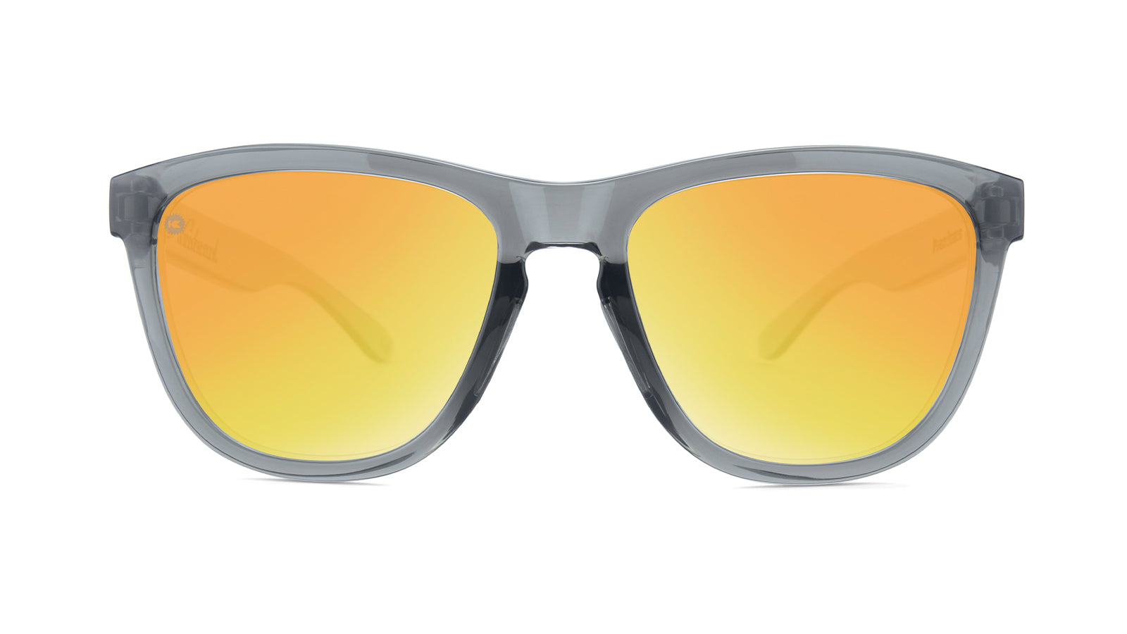 affordable sport sunglasses clear grey sunset premiums front