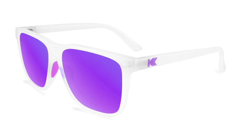 Clear Jelly / Purple Sunglasses