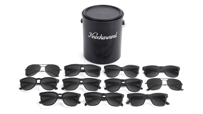 Black Sunglasses with Black lenses