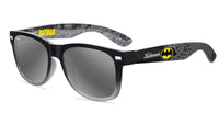 Knockaround Batman  Fort Knocks Sunglasses with polarized silver lenses, flyover