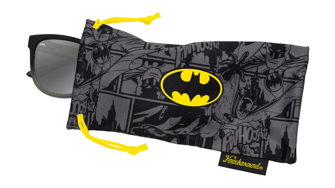 Knockaround Batman Kids Premiums Sunglasses, pouch