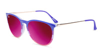 Sunglasses with Berry-inpired Frames and Polarized Fuchsia Lenses, Flyover