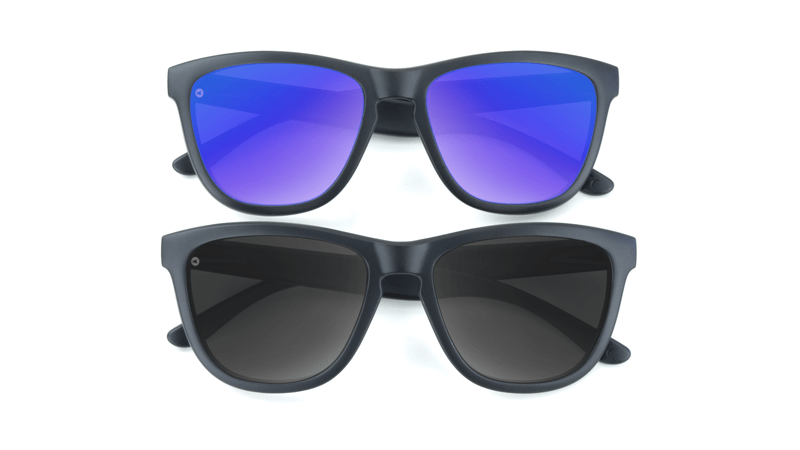 Black and Blue Sunglasses