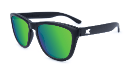 Black sunglasses with Green lenses