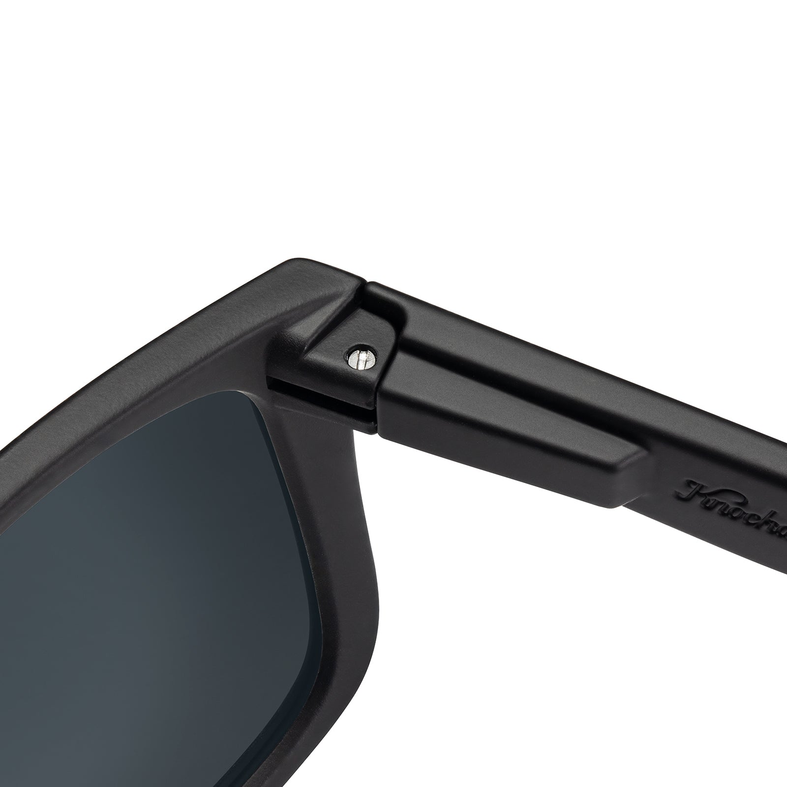 Black on Black Torrey Pines Sunglasses, Hinge