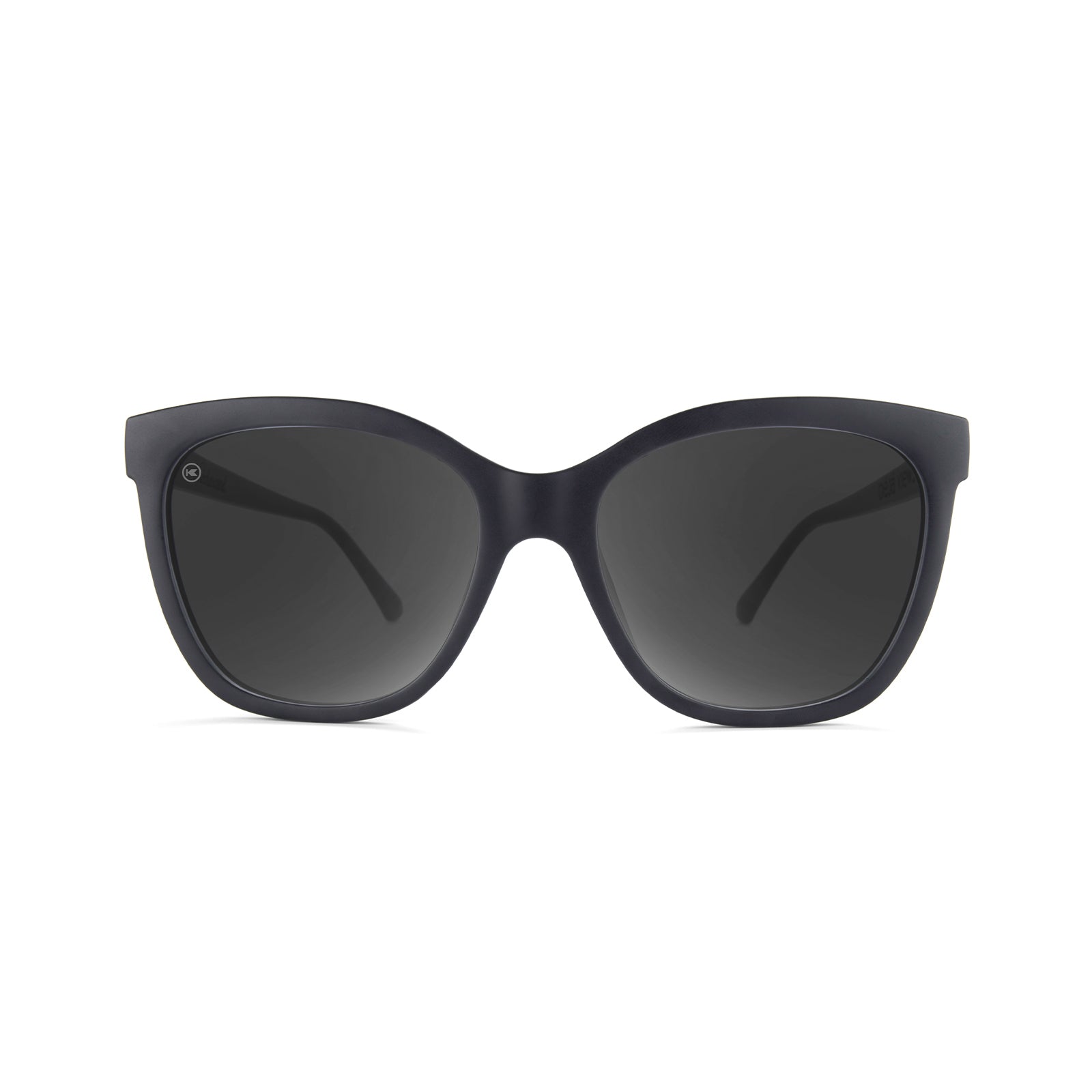 Black on Black Deja Views Sunglasses, Front