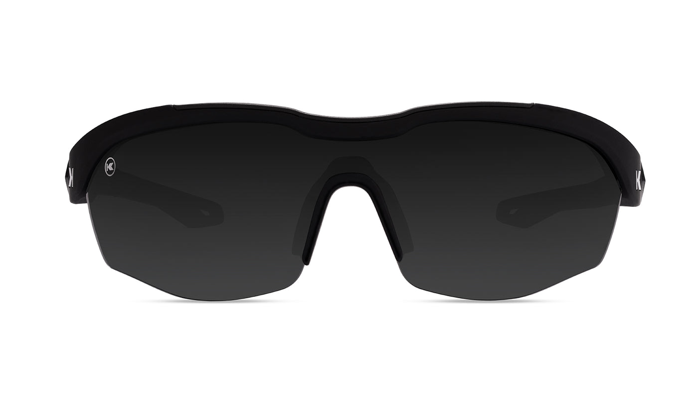 Black on Black Kinetics Sunglasses, Front