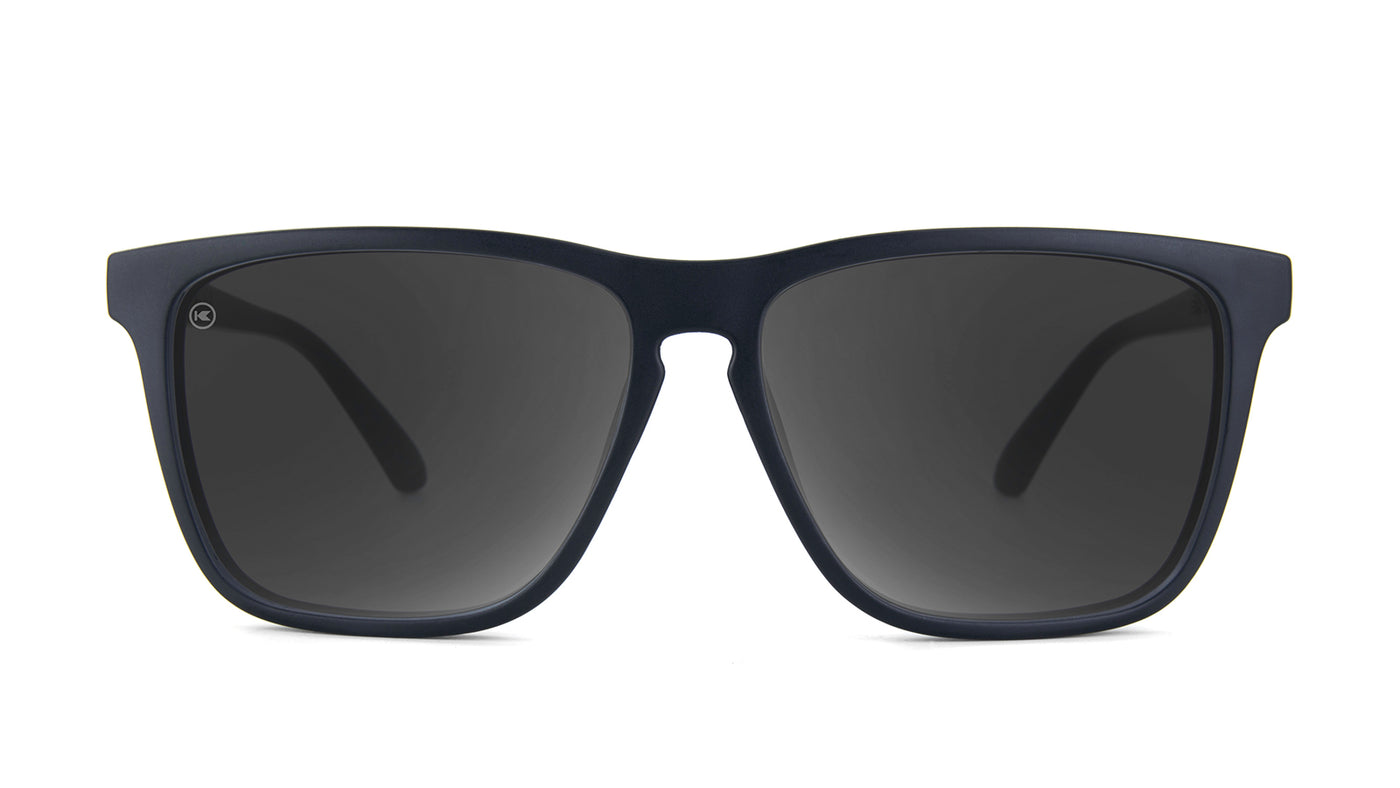 Black-on-Black Sunglasses Lenses Knockaround with Smoke 