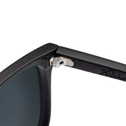 Black on Black Fast Lanes Sunglasses, Hinge