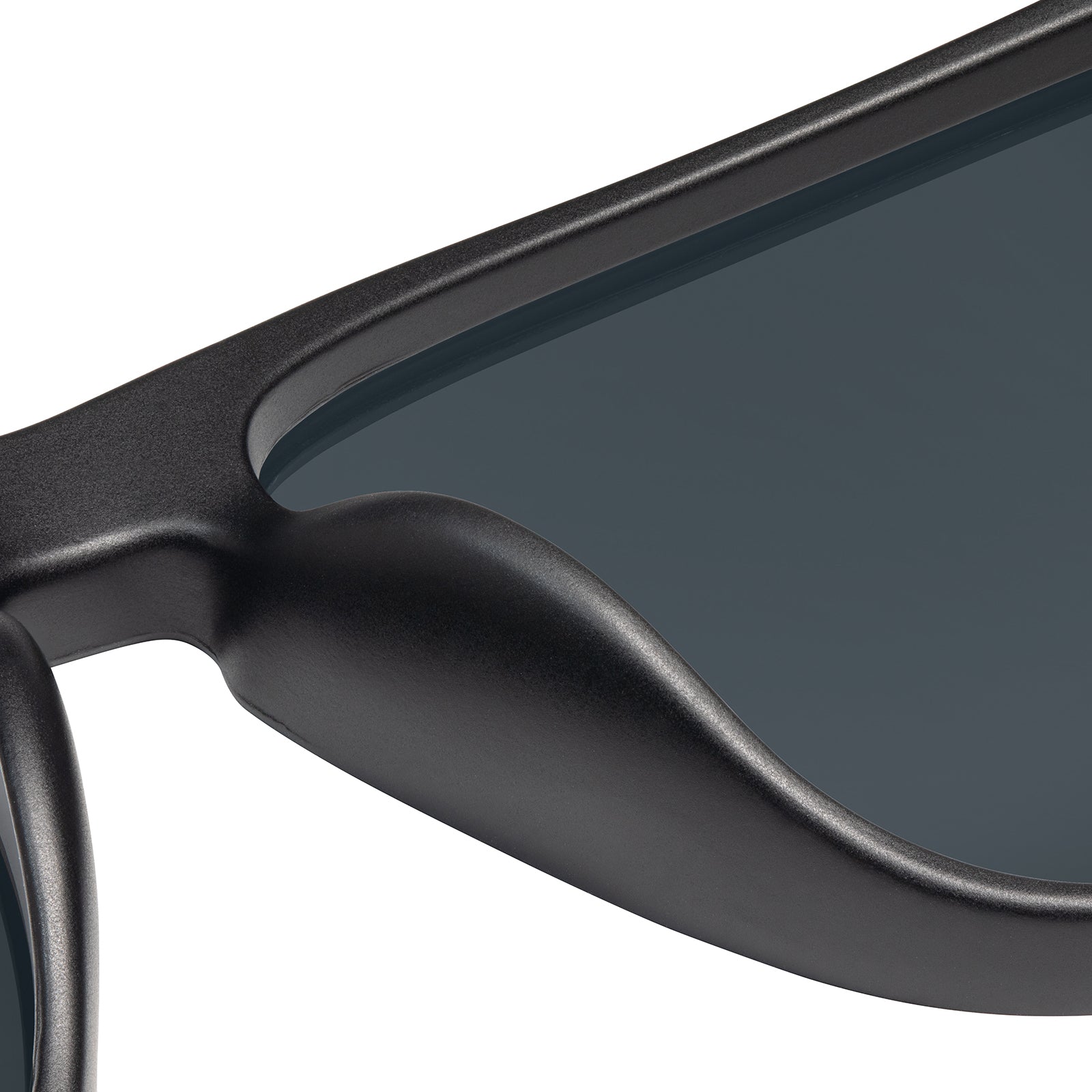 Black on Black Fast Lanes Sunglasses, Nose