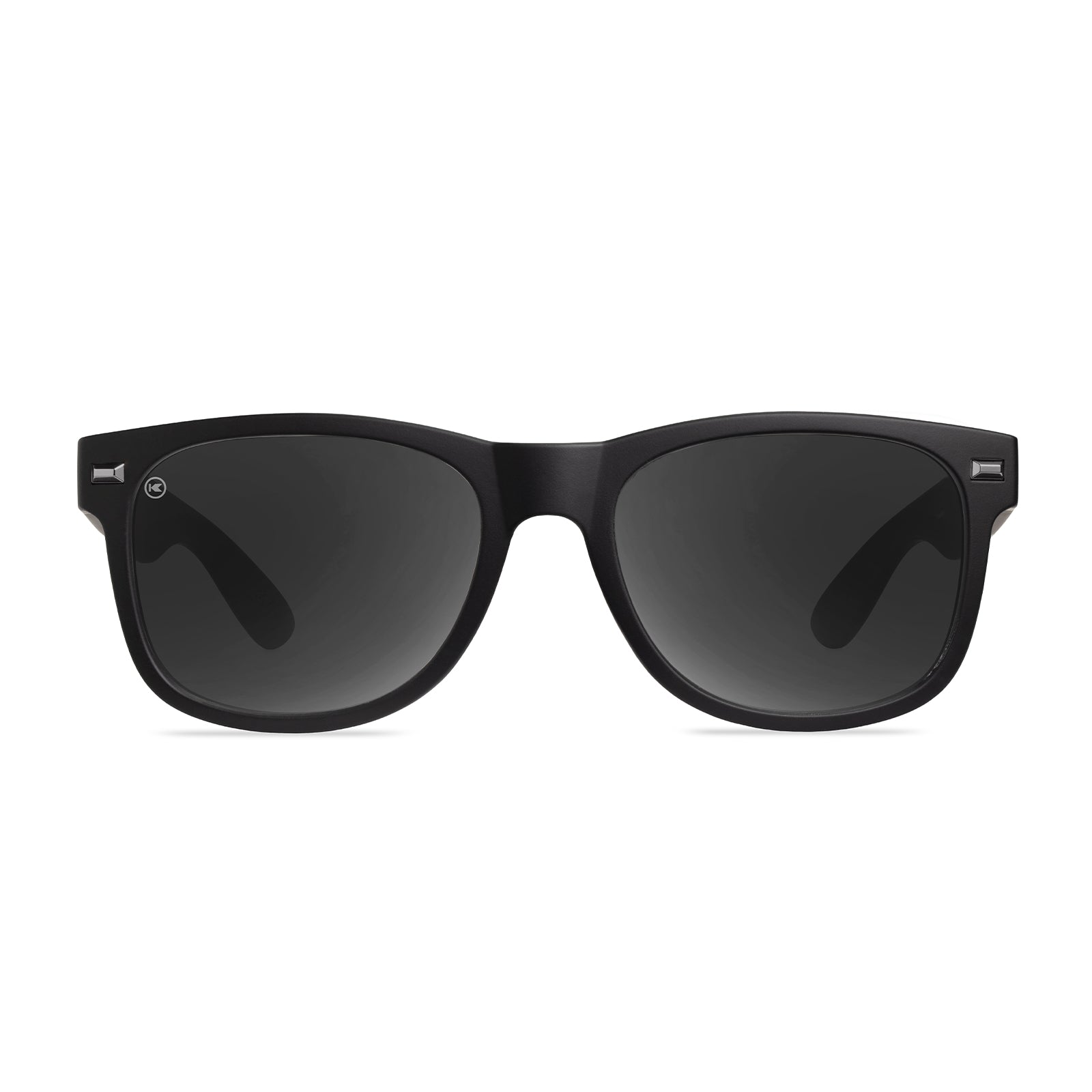 Black on Black Fort Knocks Sunglasses, Front