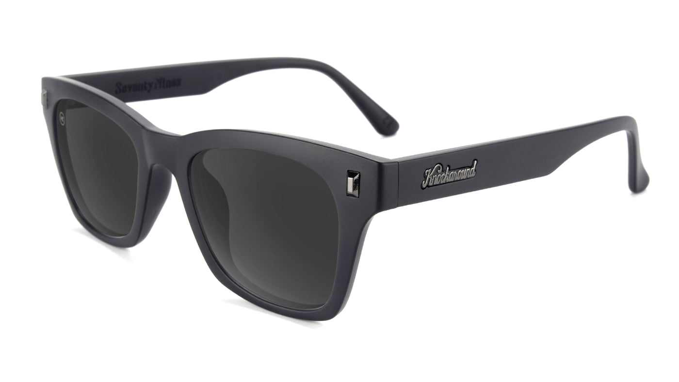 unisex Knockaround 38mm Seventy Nines Polarized Sunglasses, Black