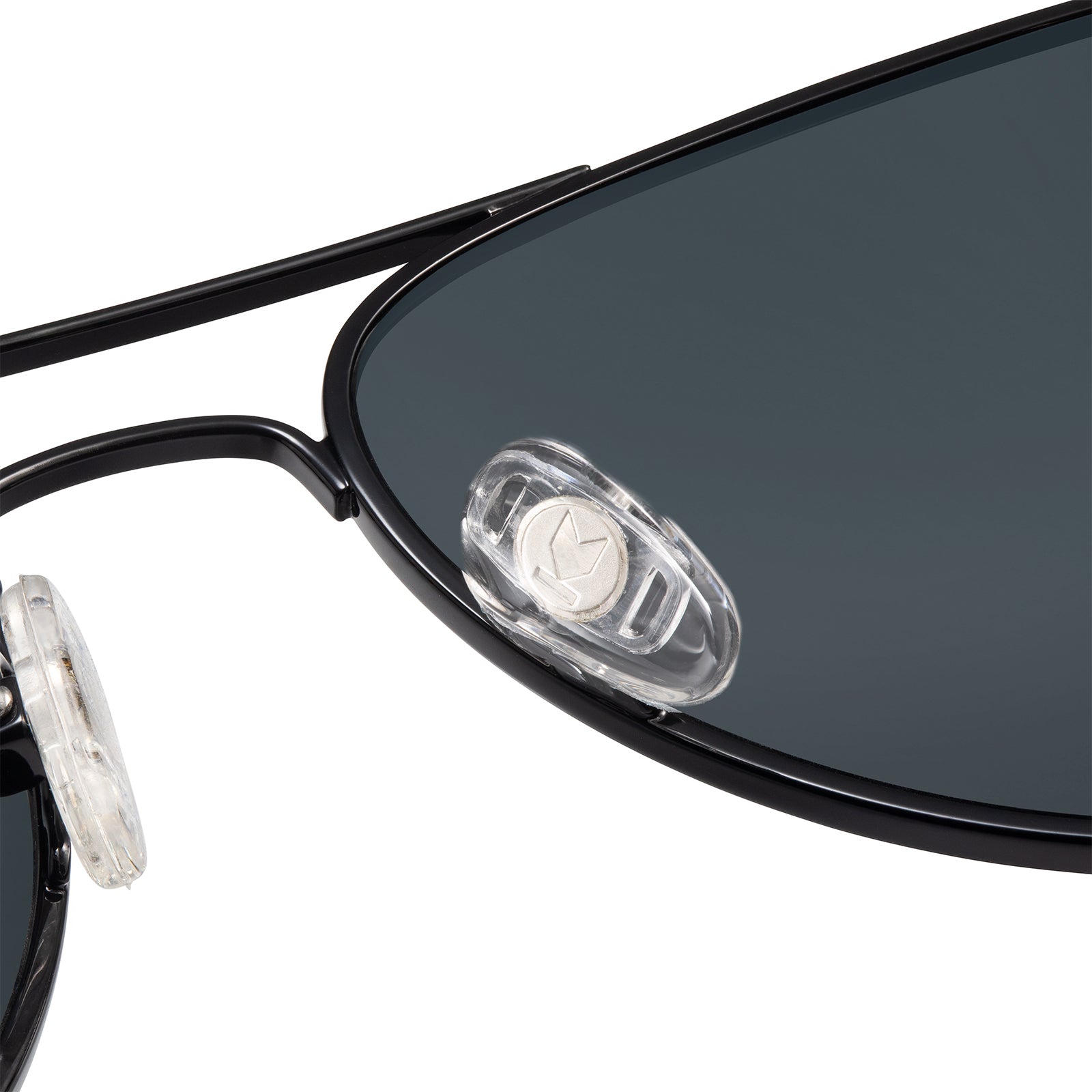 Black / Smoke Mile Highs Sunglasses, Nose