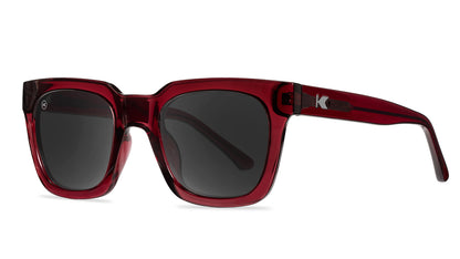 Black Cherry Songbirds Sunglasses, Threequarter