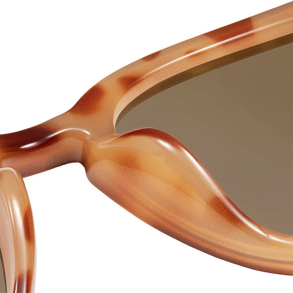 Go to Slide 5 - Glossy Blonde Tortoise Shell / Amber Paso Robles Sunglasses, Nose