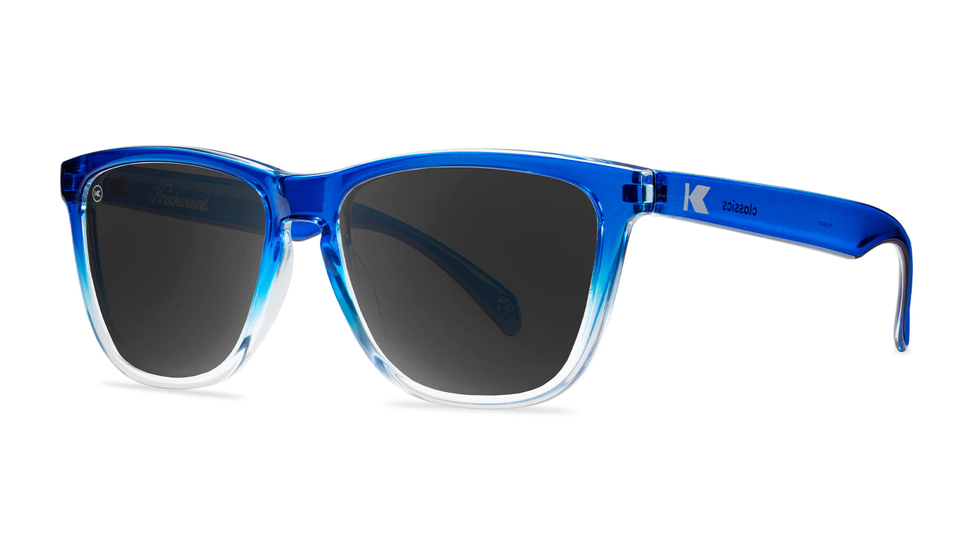 Blue Obsidian Classics Sunglasses, Threequarter