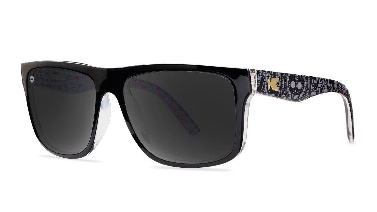 Knockaround Dia De Los Muertos Torrey Pines Sunglasses, Threequarter
