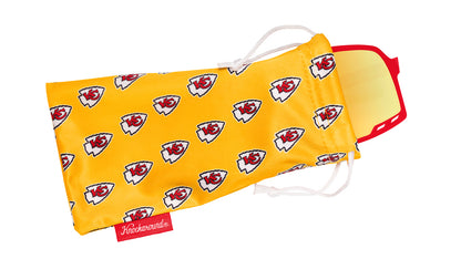 Kansas City Chiefs Campeones Sunglasses, Pouch