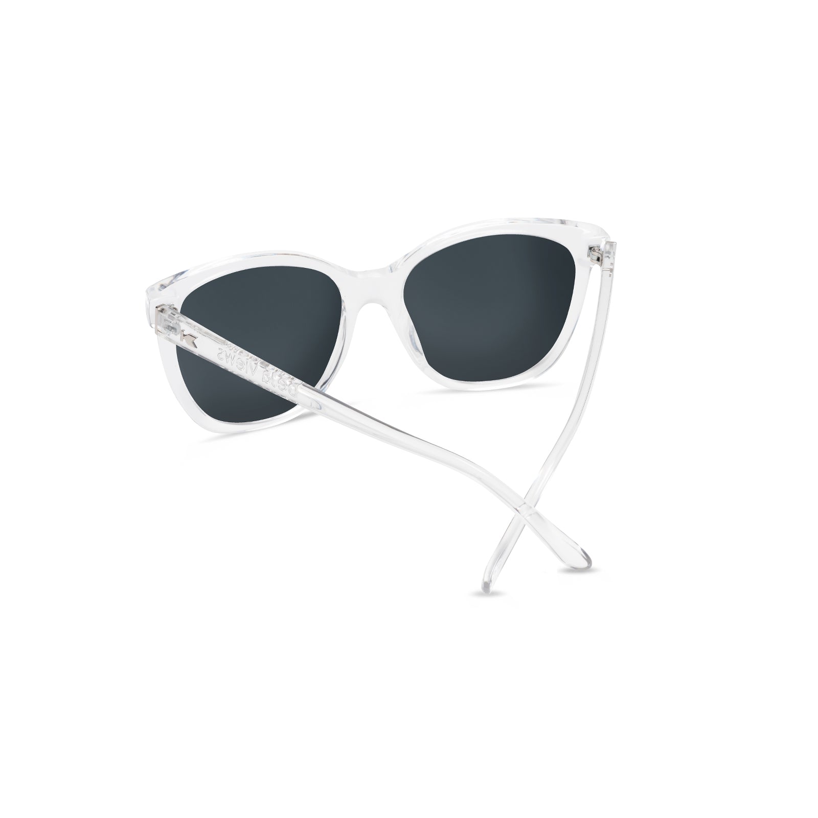 Clear / Aqua Deja Views Sunglasses, Back