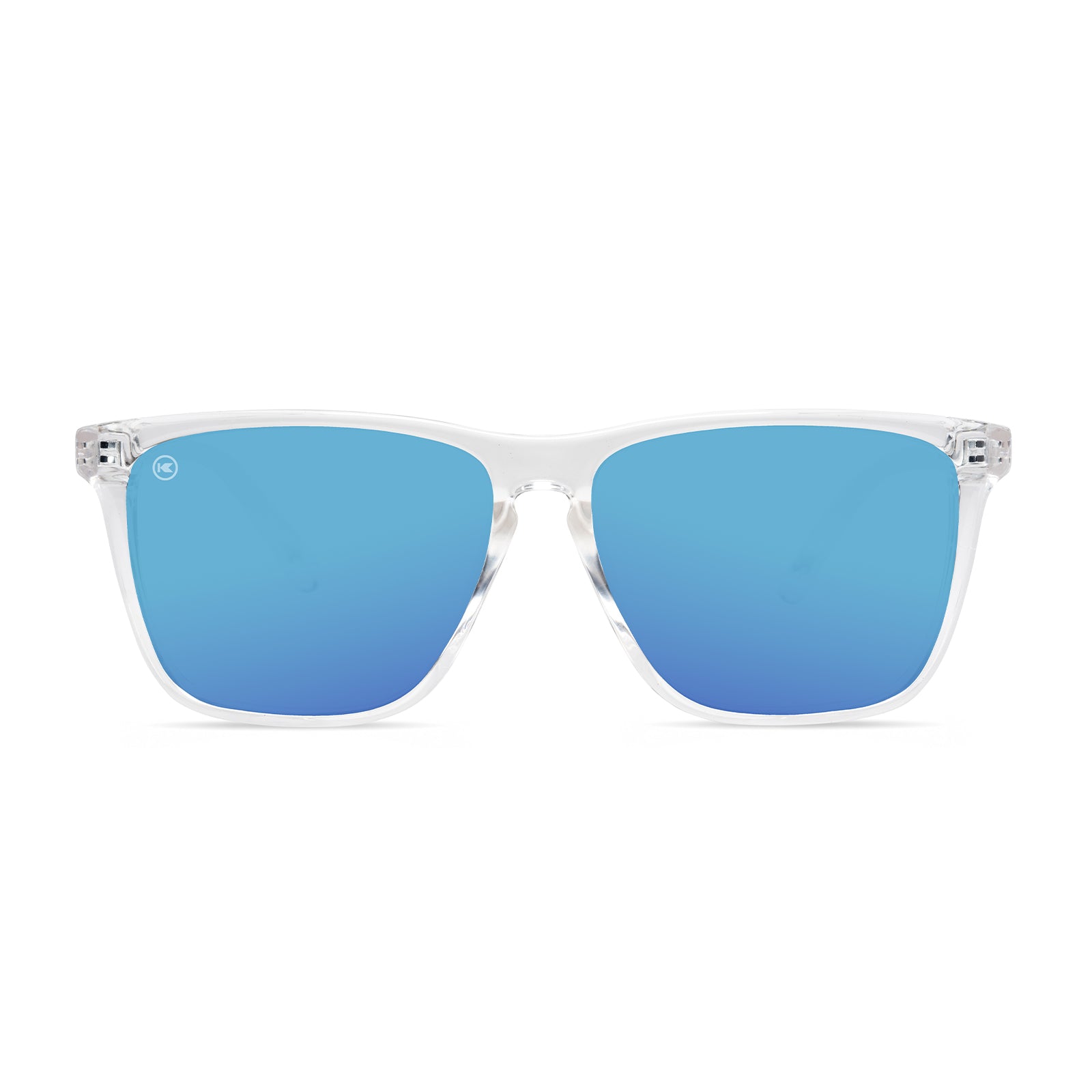 Clear / Aqua Fast Lanes Sunglasses, Front