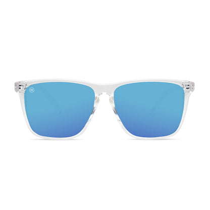 Clear / Aqua Fast Lanes Sunglasses, Front