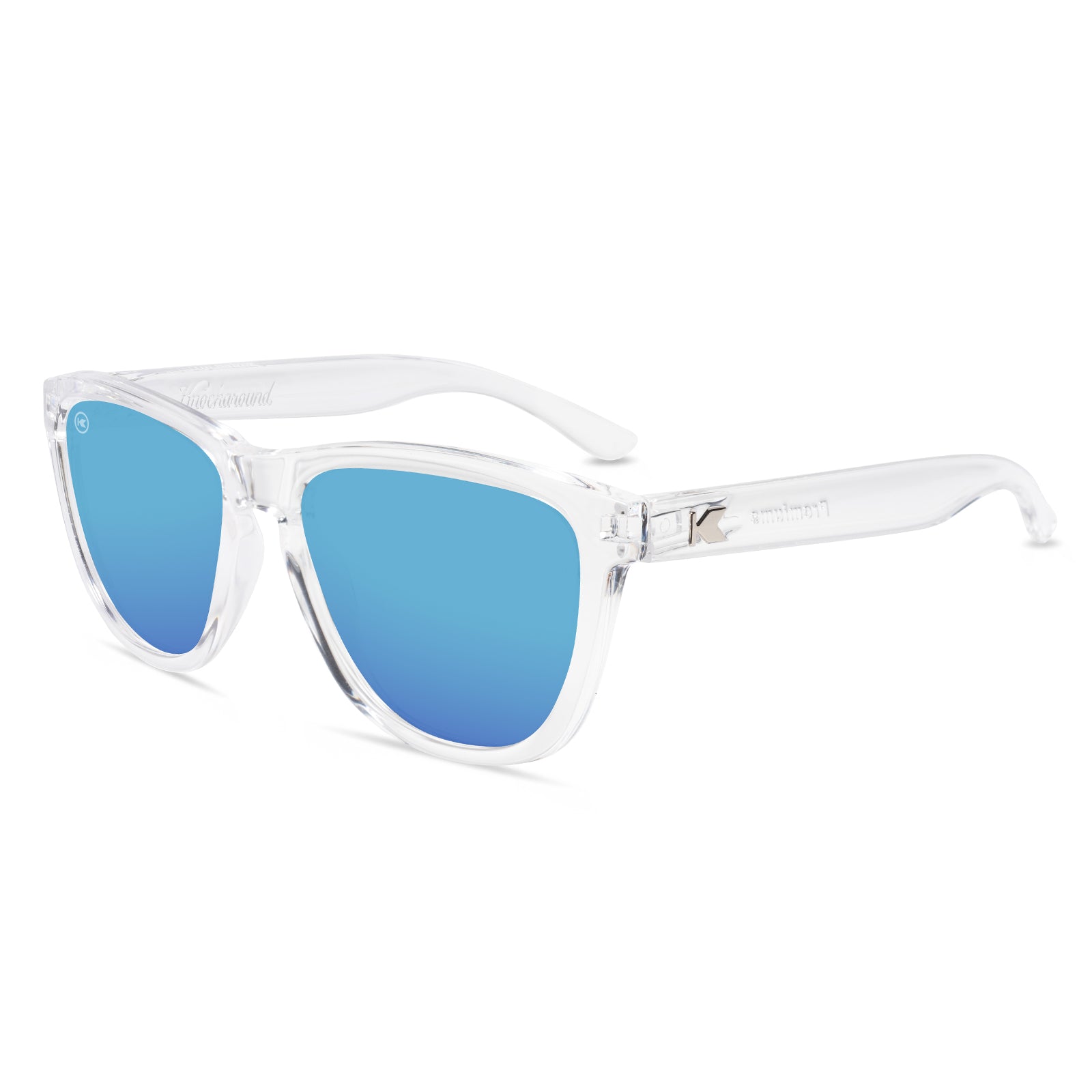 Clear / Aqua Premiums Sunglasses, Flyover