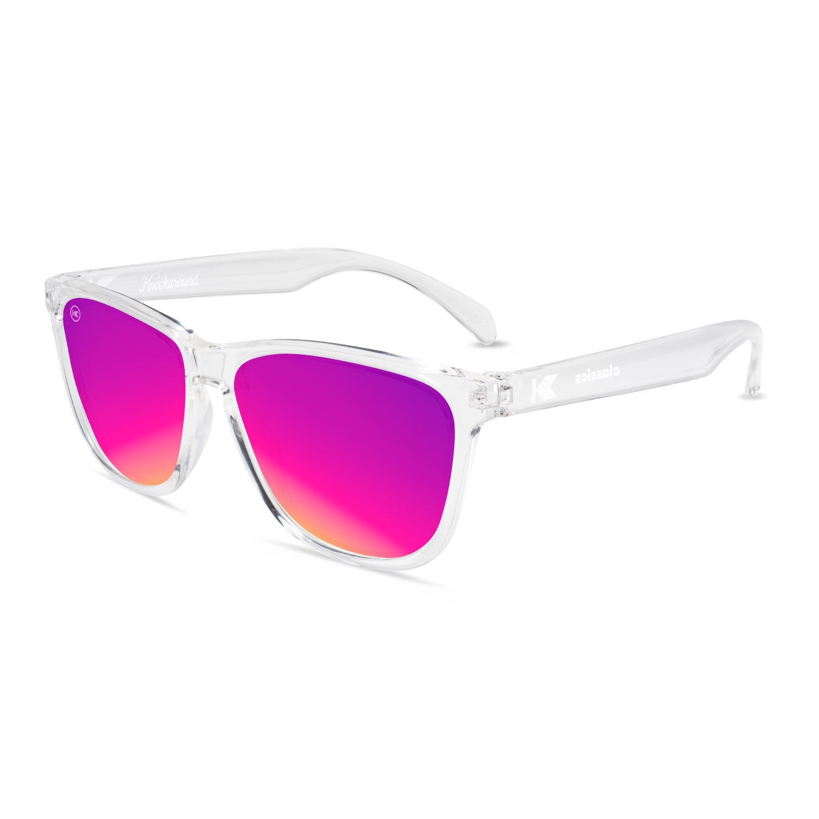 Clear / Pink Sunset Classics Sunglasses, Flyover