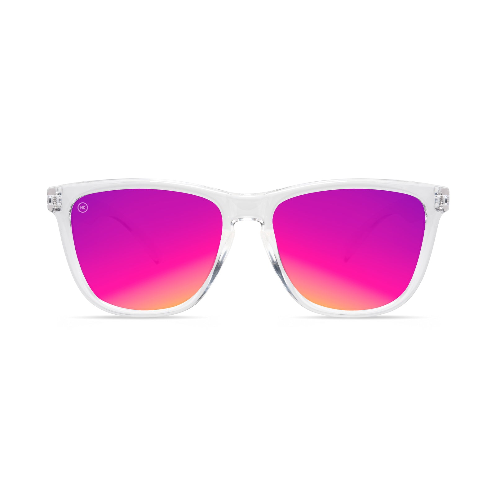 Clear / Pink Sunset Classics Sunglasses, Front