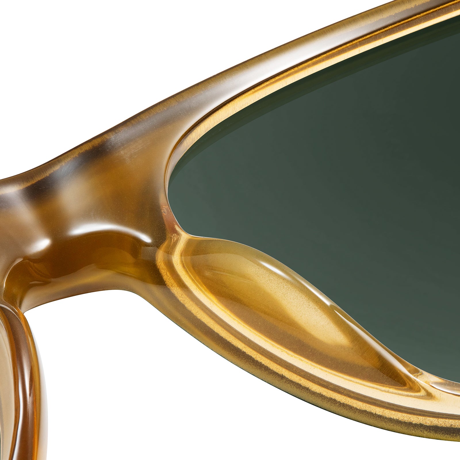 Olive Green Polarized Sunglasses w/ Olive Green Lenses for Large Heads