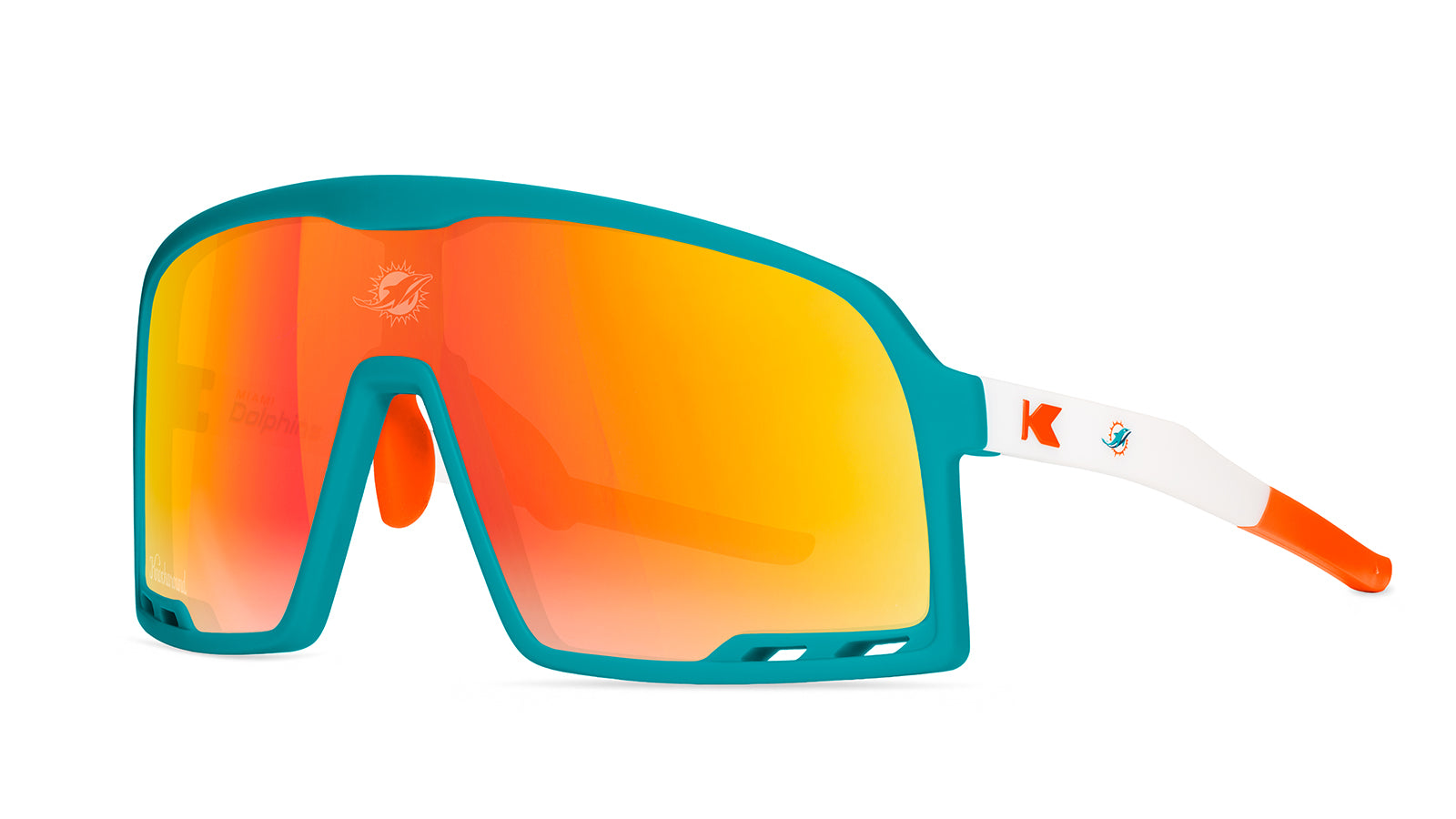 Miami Dolphins Campeones Sunglasses, Threequarter