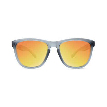 Frosted Grey / Red Sunset Premiums Sunglasses, Front