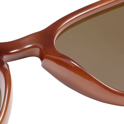 Glossy Blonde Tortoise Shell / Amber Mary Janes Sunglasses, Nose