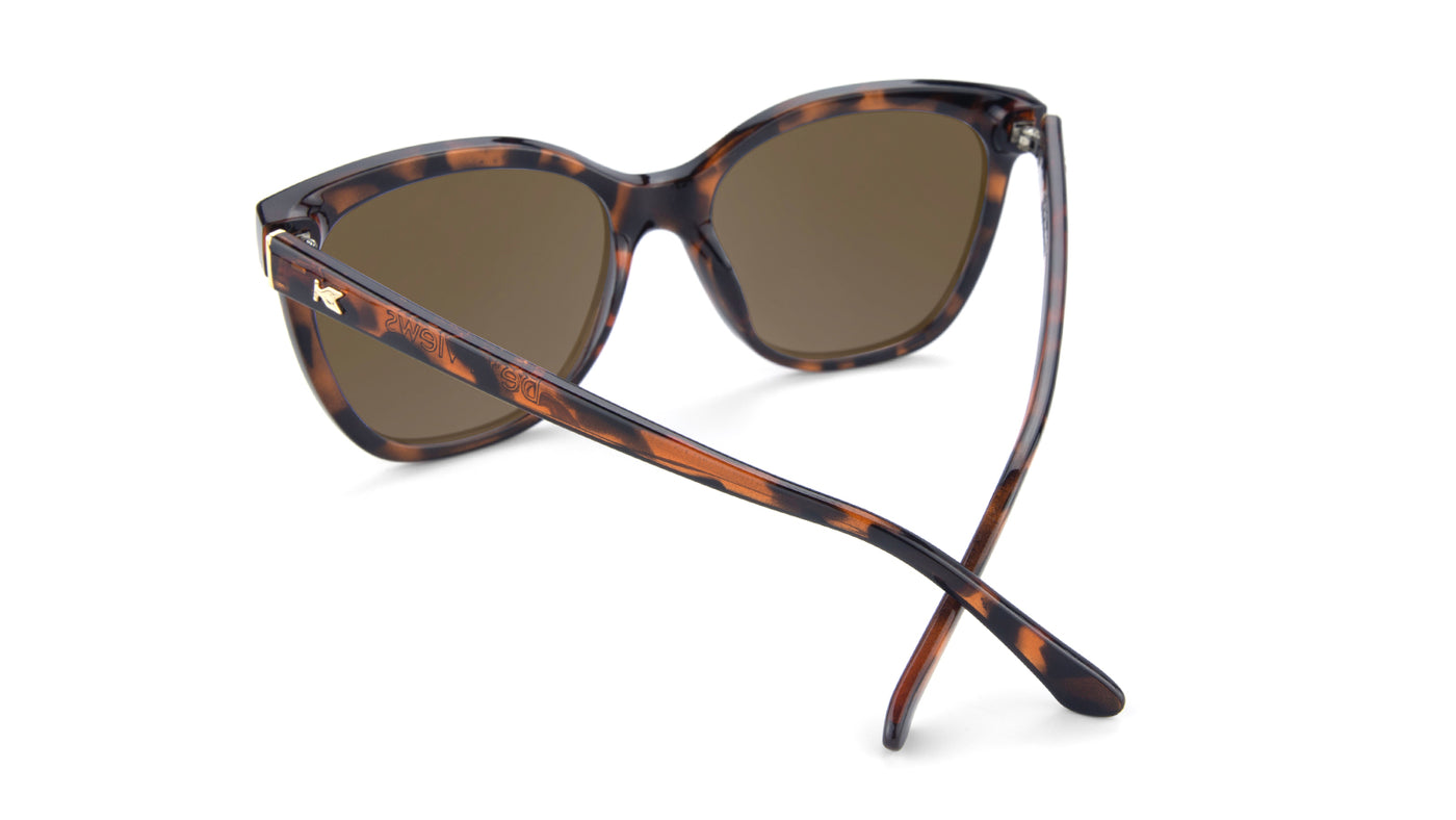 Sunglasses with BrownFrames and Polarized Amber Lenses,  Back