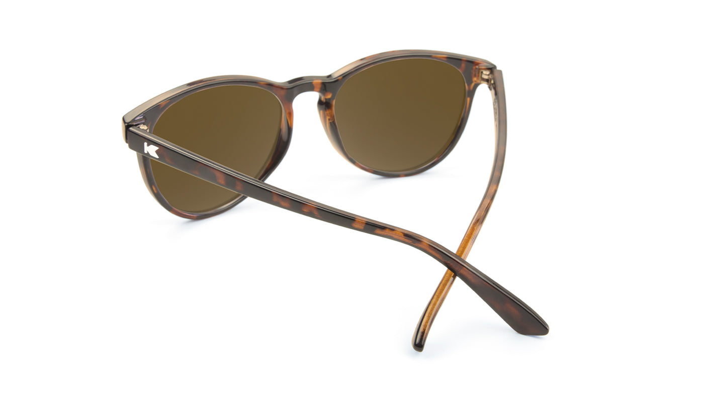 Mai Tais Sunglasses with Glossy Tortoise Shell and Brown Amber Lenses, Back