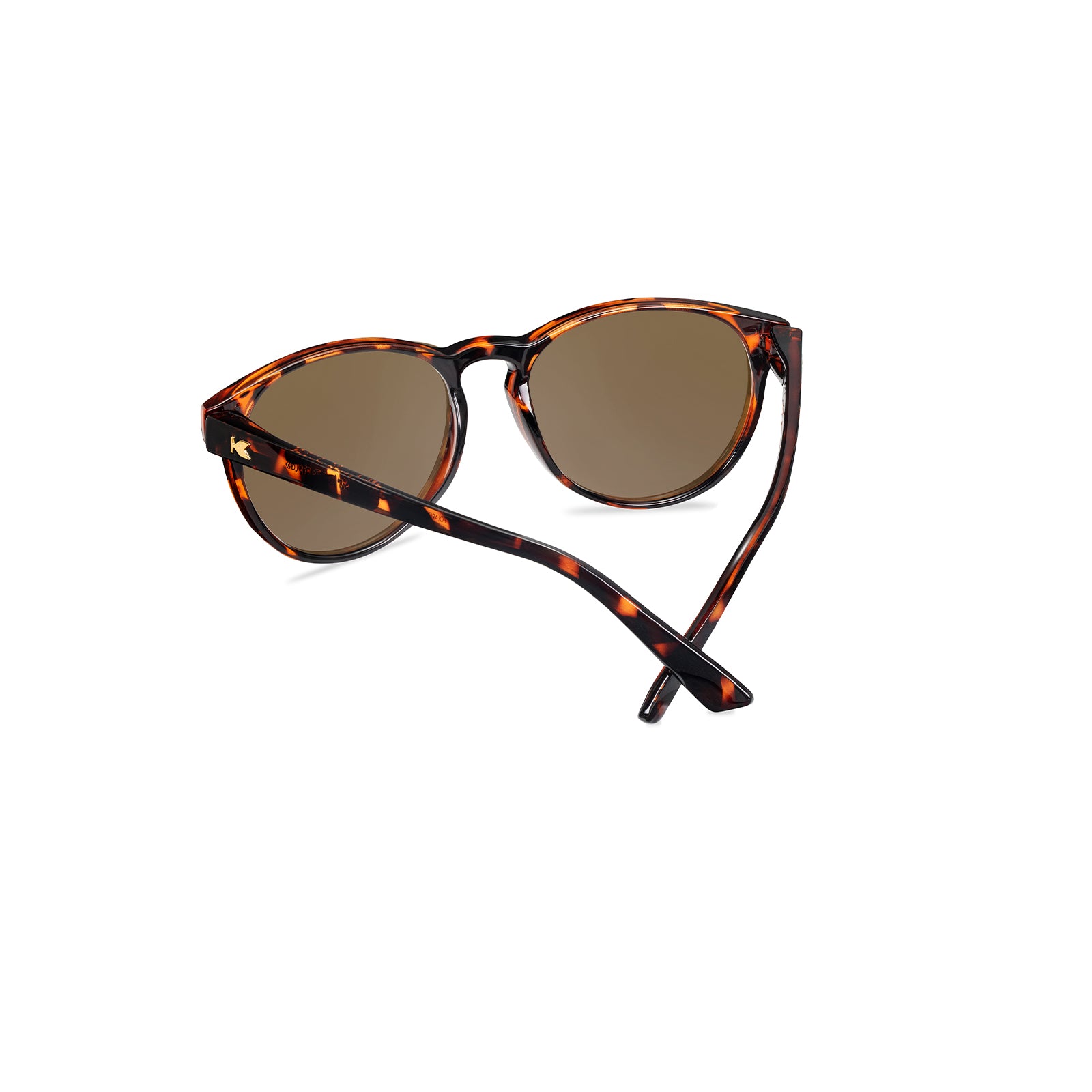 Glossy Tortoise Shell / Amber Kids Shirley Temples Sunglasses, Back
