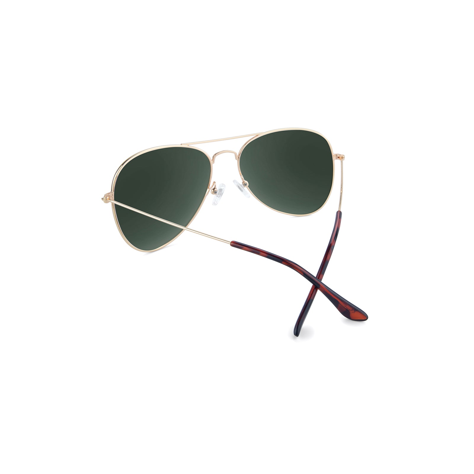 Gold / Aviator Green Mile Highs Sunglasses, Back