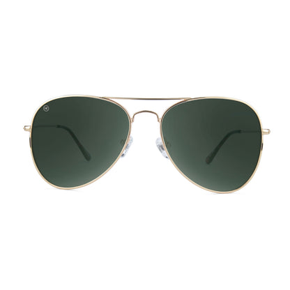 Gold / Aviator Green Mile Highs Sunglasses, Front