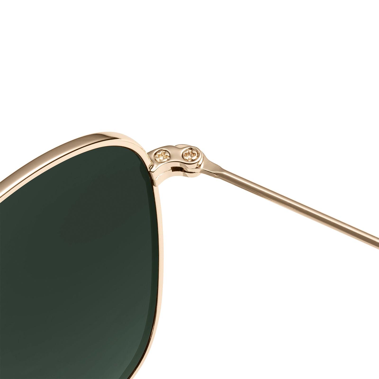 Gold / Aviator Green Mount Evans Sunglasses, Hinge