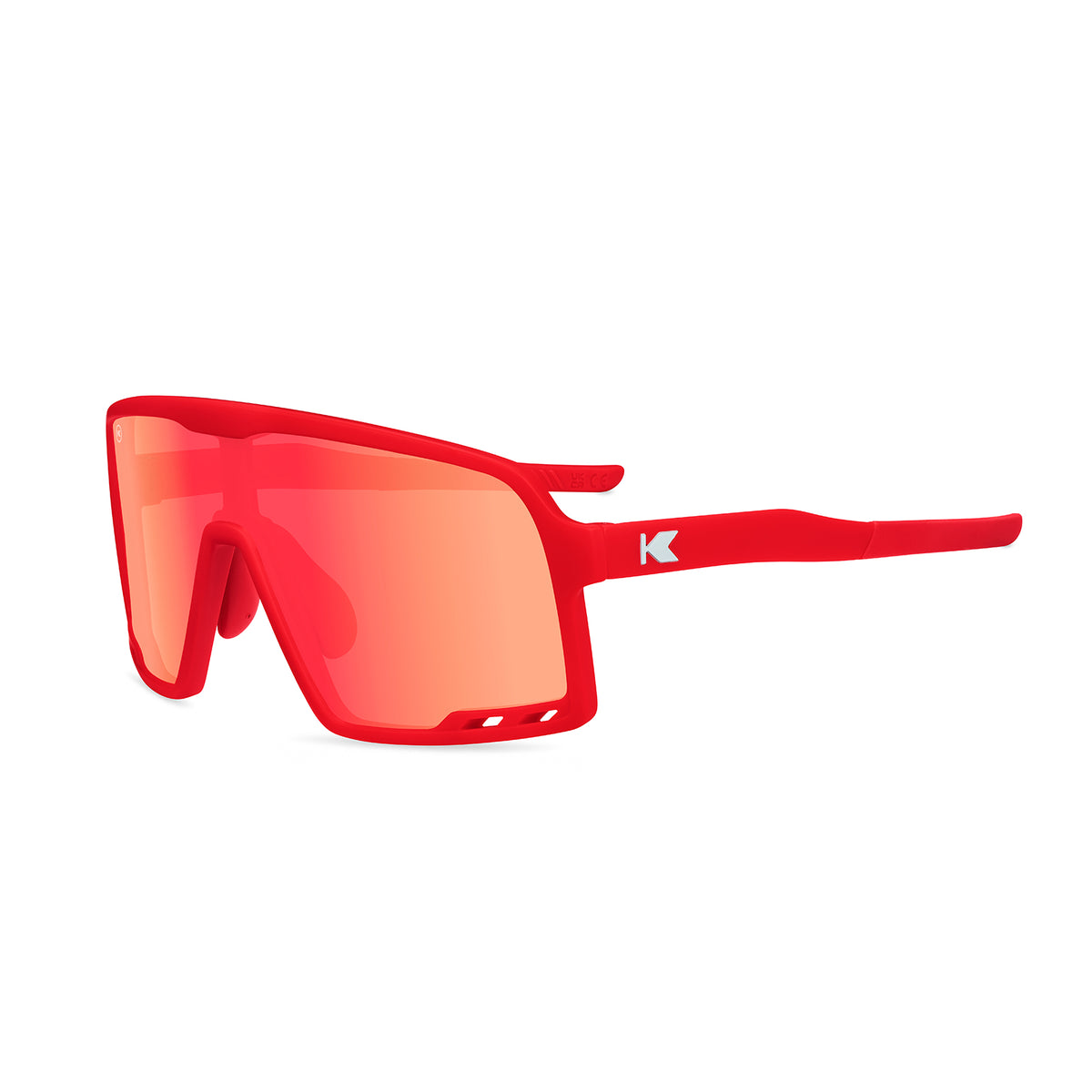 Hot Sauce / Red Monochrome Kids Campeones Sunglasses, Flyover
