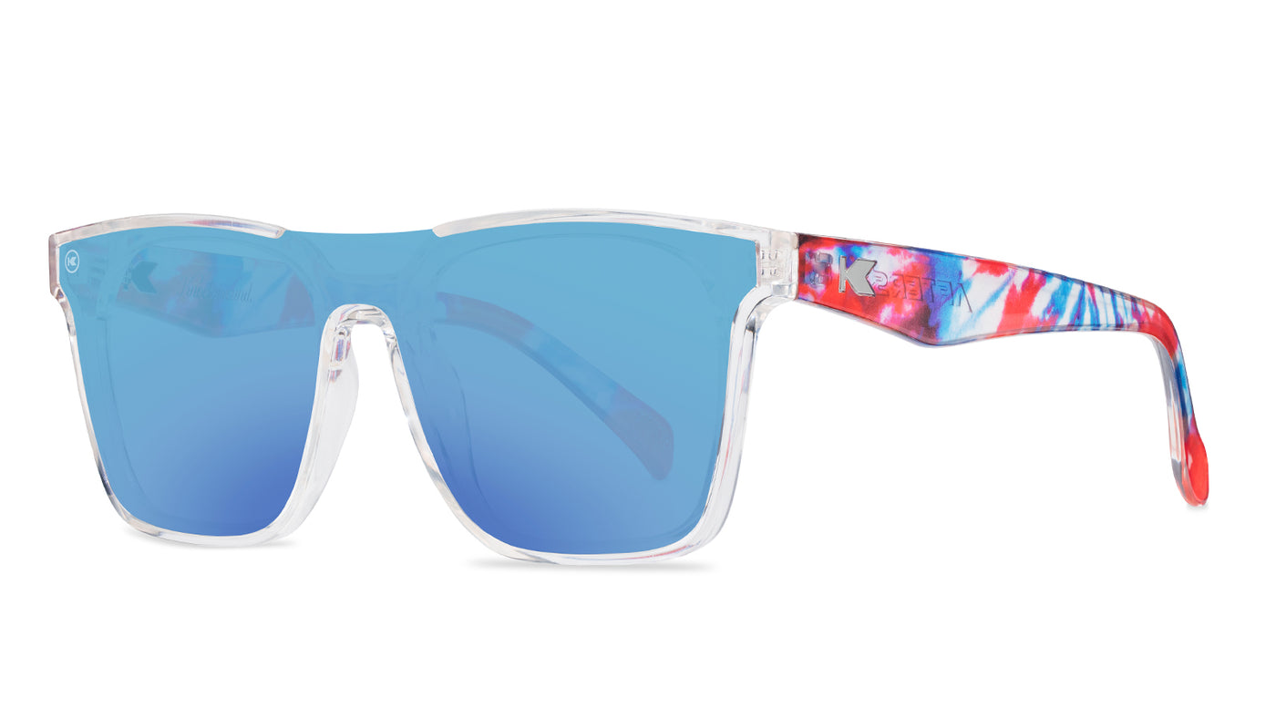 Live Free or Tye-Dye Afters Sunglasses, Threequarters